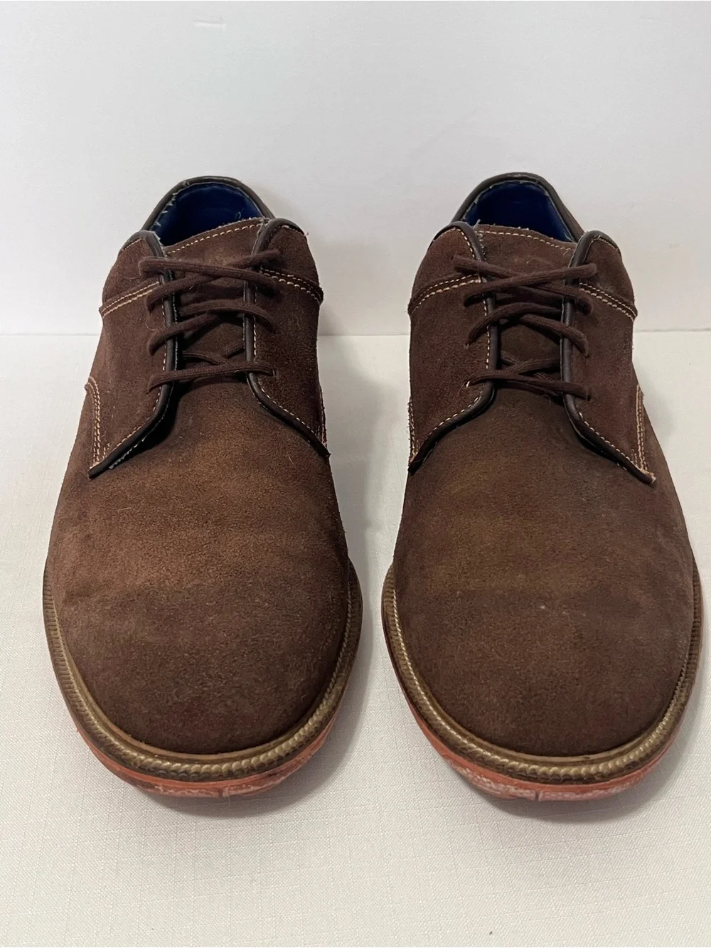 FootJoy Brown Suede Leather Club Casual Spikeless Golf Dress Shoes Size 11.5